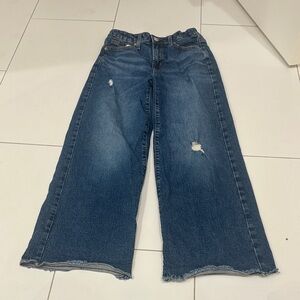 GAP denim Dark Blue Flare Jeans 16 wide leg